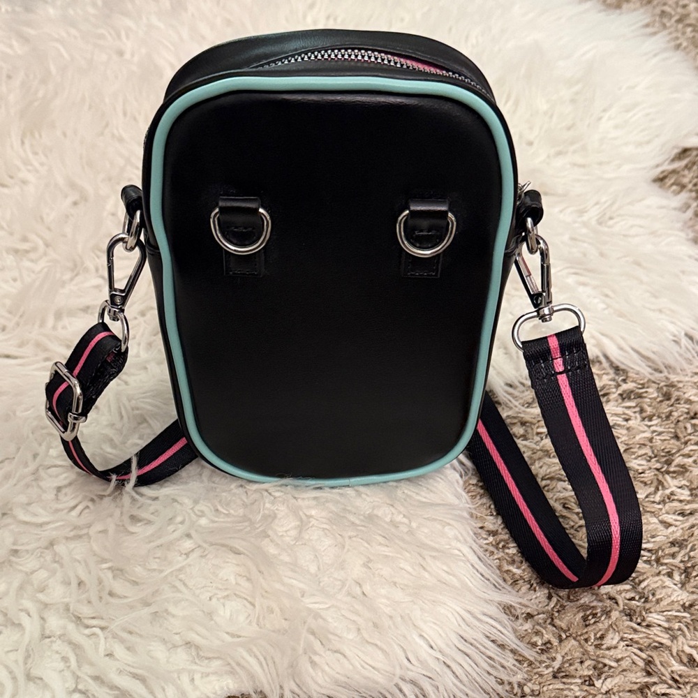 Hello Kitty Black Bag with Pink & Aqua Accents - Picture 4 of 7